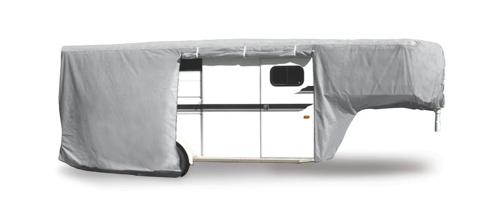 Grey Gooseneck Horse Trailer Cover T598