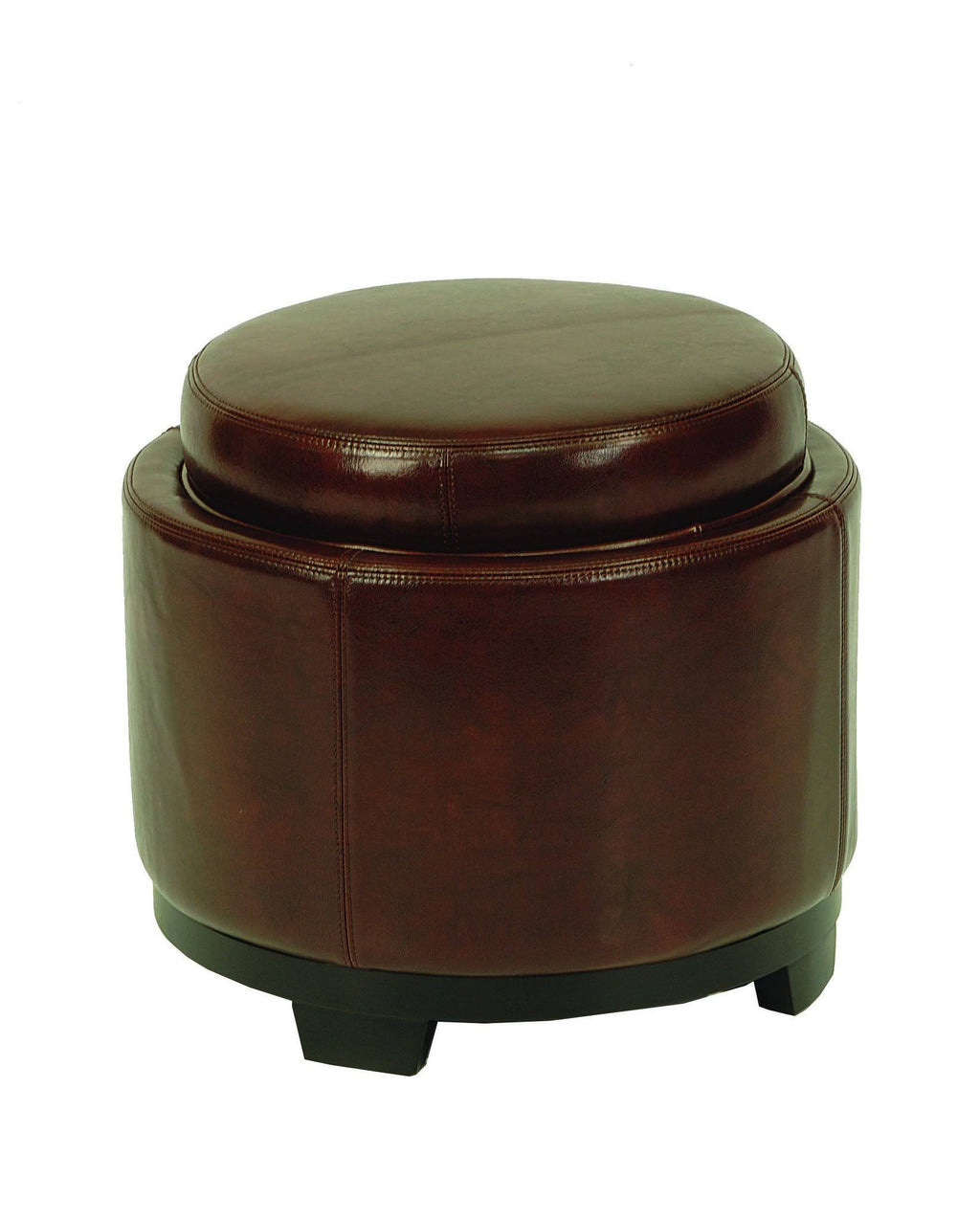 Round Storage Tray Ottoman V4511