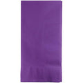 250 Amethyst Purple 3-Ply Disposable Paper Dinner Napkins Y763836