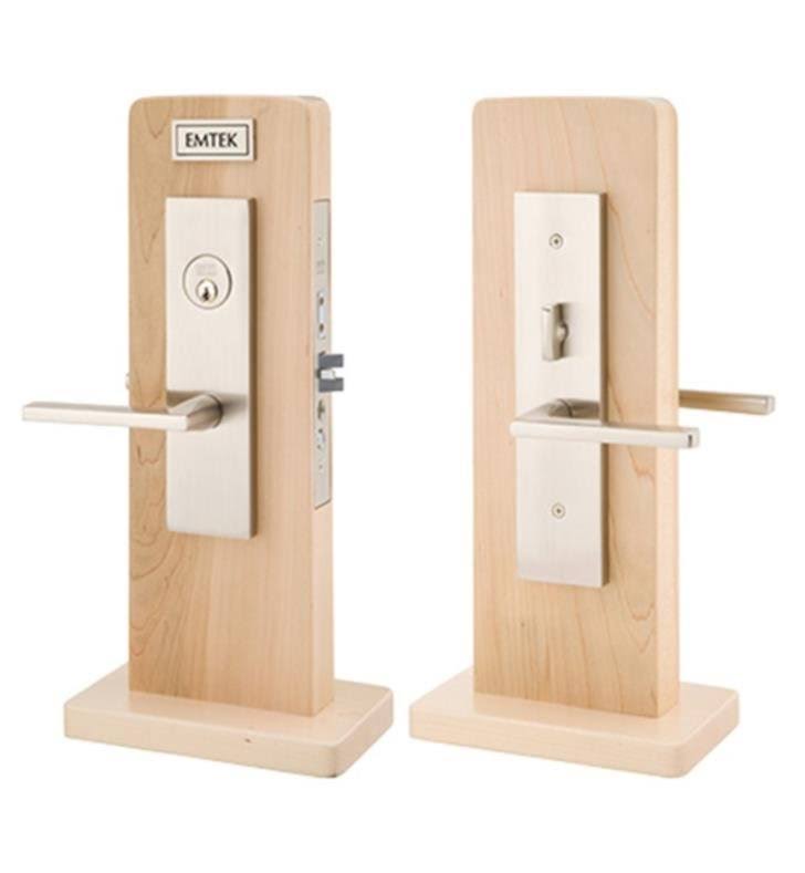 Oil Rubbed Bronze Mortise Rectangular Keyed Entry Lever Set K4349