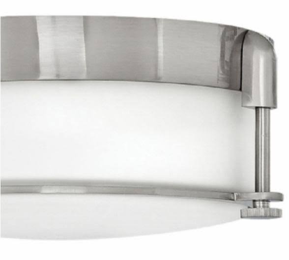 Aged Zinc 2 Light Flush Mount C241236