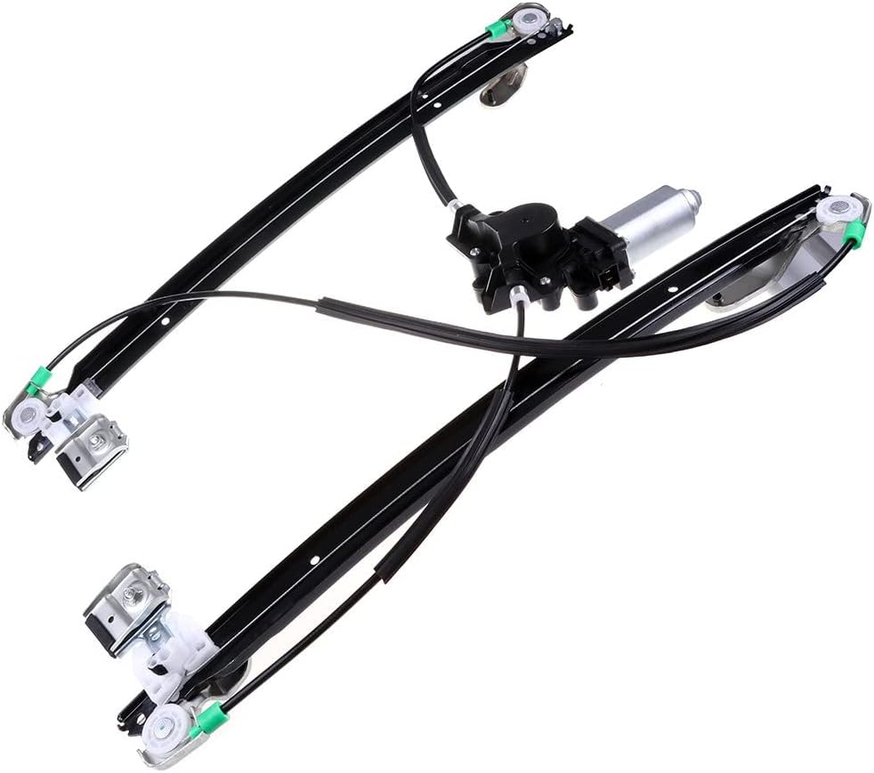 Front Left Power Window Motor and Regulator Assembly Pack of 2 T174