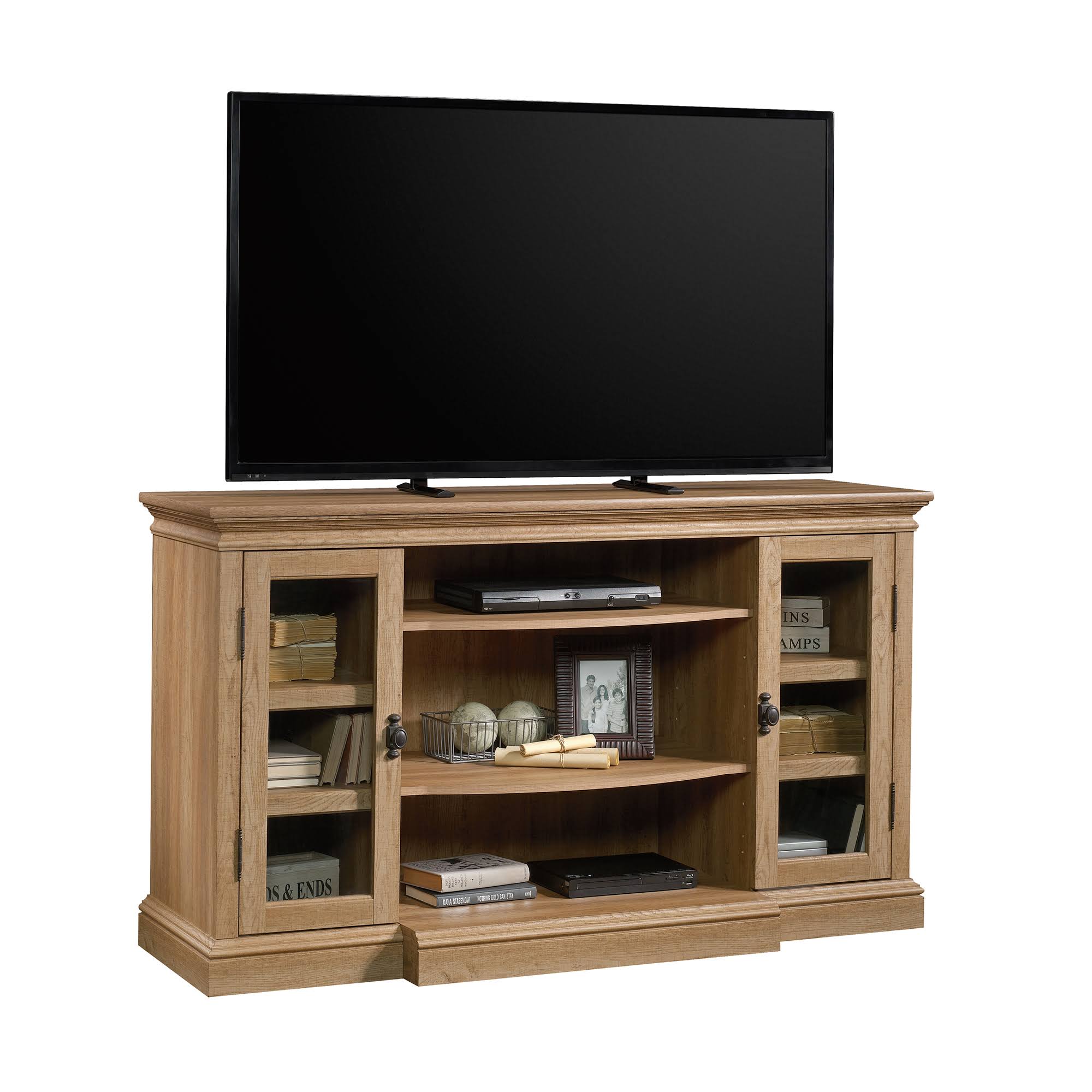 Scribed Oak Entertainment Credenza R252