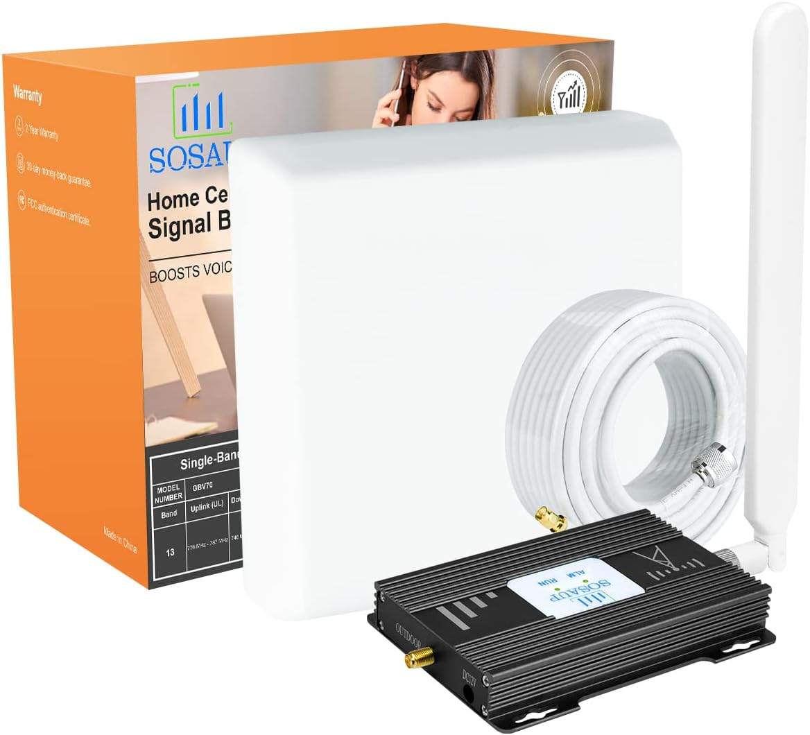 Cell Phone Signal Booster 5G 4G LTE Band 12/17 J4296