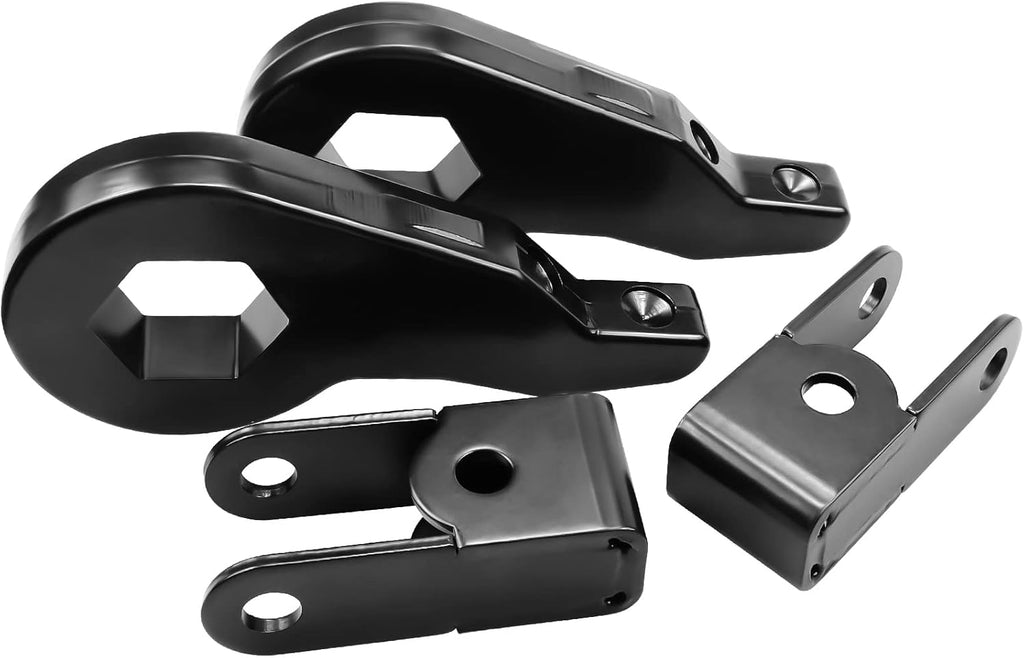 1"-3" Forged Adjustable Suspension Leveling Lift Kits with Shock Extenders Pack of 2 T802