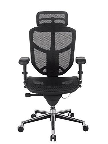 Gray/Black High-Back Executive Desk Chair with Headrest G1232