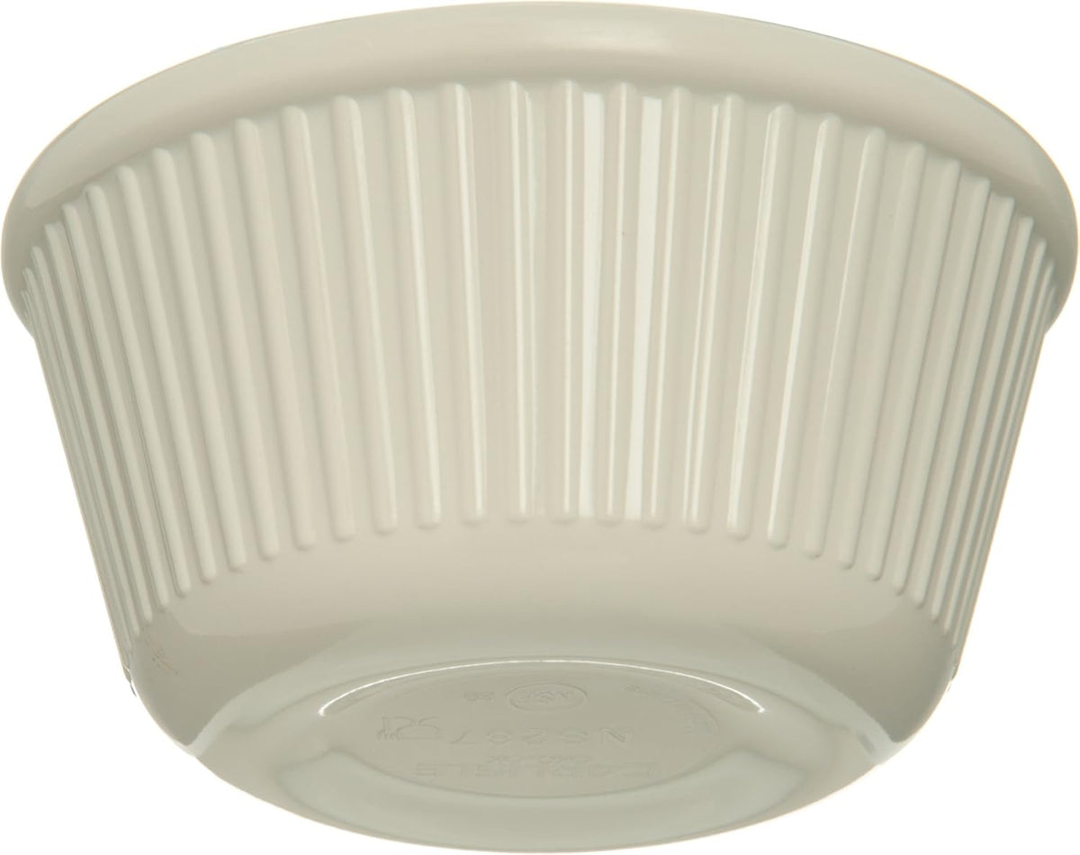 Melamine Fluted Ramekin Set, 4 oz Capacity, Bone (Case of 12) O410391