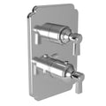 Satin Bronze PVD Thermostatic Trim Plate with Handle L249