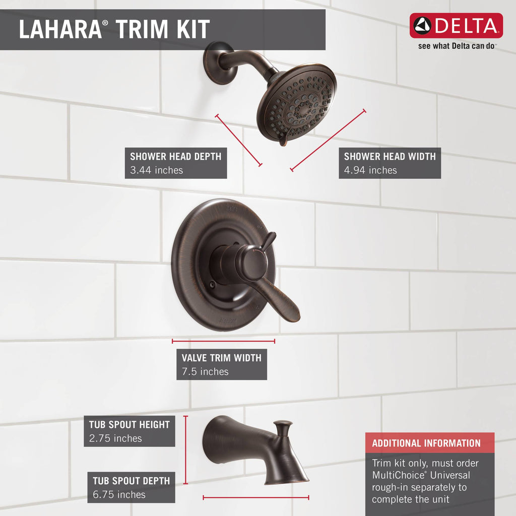 Venetian Bronze Tub and Shower Trim W8947