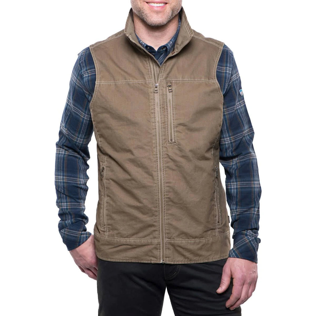 Khaki Burr Vest W4524