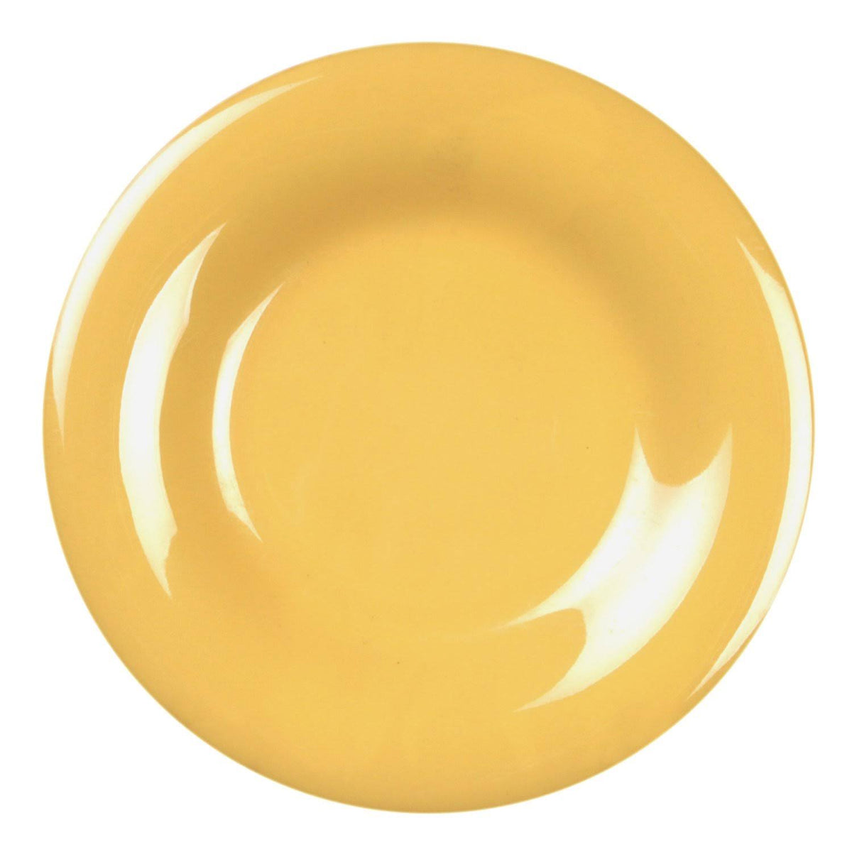 12x22 Yellow Wide Rim Round Plate R908875