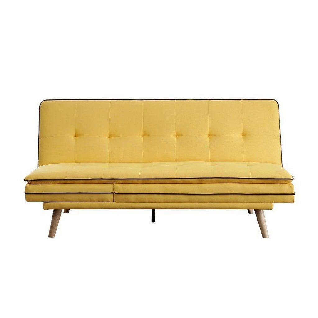 Adjustable Sofa with Tufted Seat and Angled Legs H664