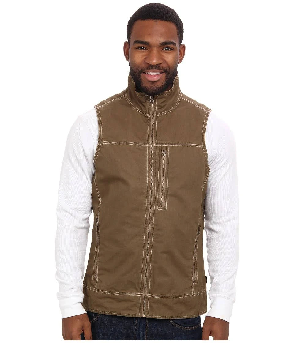 Khaki Burr Vest W4524