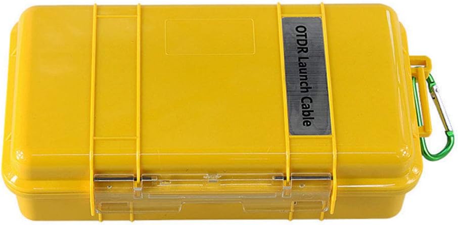 Fiber Optic OTDR Launch Cable Box Singlemode 9/125 SC/APC-LC/UPC Connector (1000M) I5175