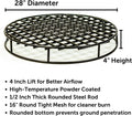 28 Inch Diameter Heavy Duty Steel Fire Pit Grate Y717