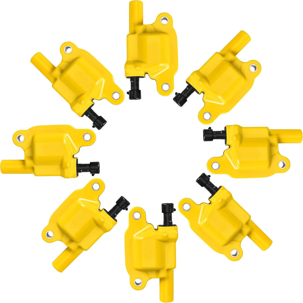 Pack of 8 Ignition Coil Replacement for Chevrolet Cadillac Buick GMC Hummer Saab Pontiac V8 U5972