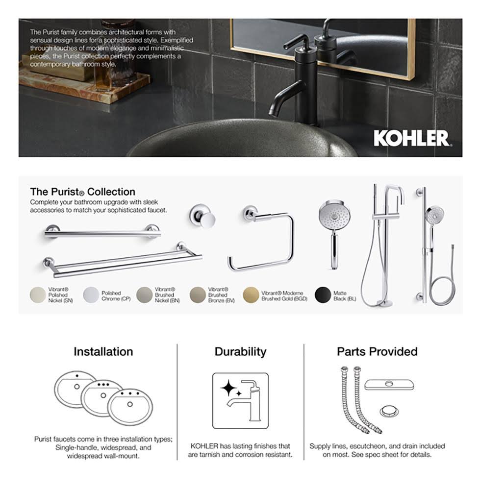 Vibrant Brushed Bronze Shower Arm and Flange G371
