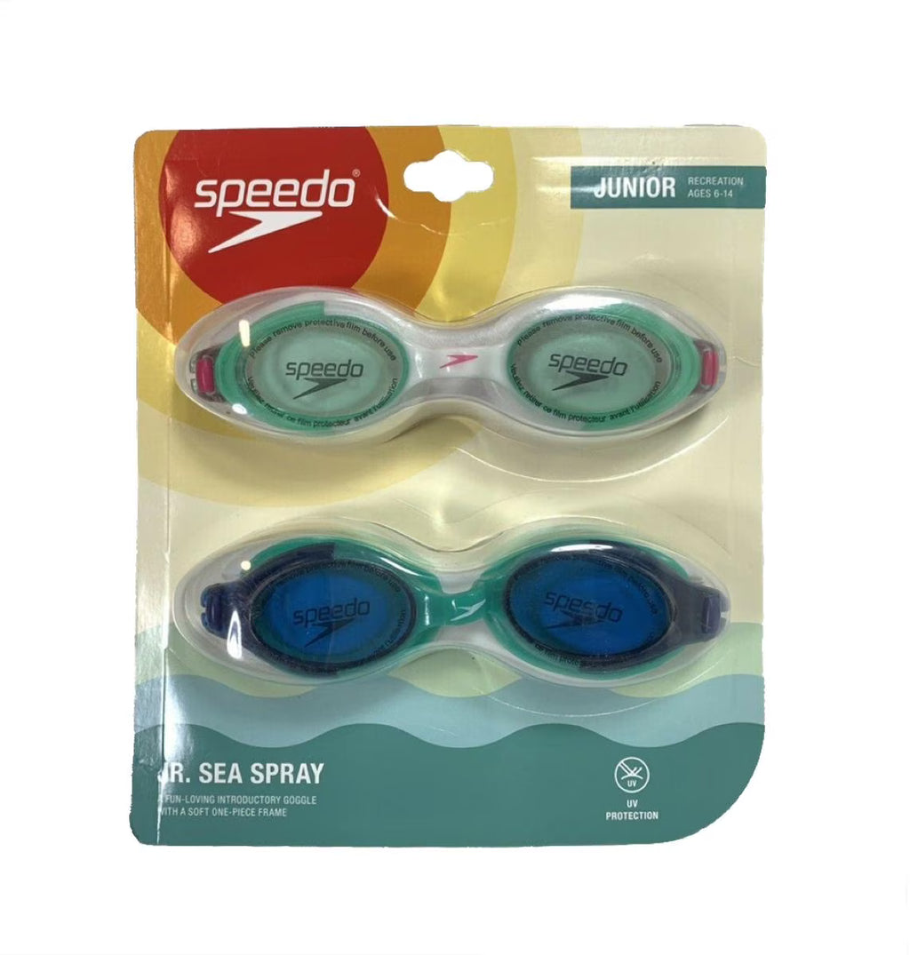 Green and Dark Blue Kids Goggles B51623