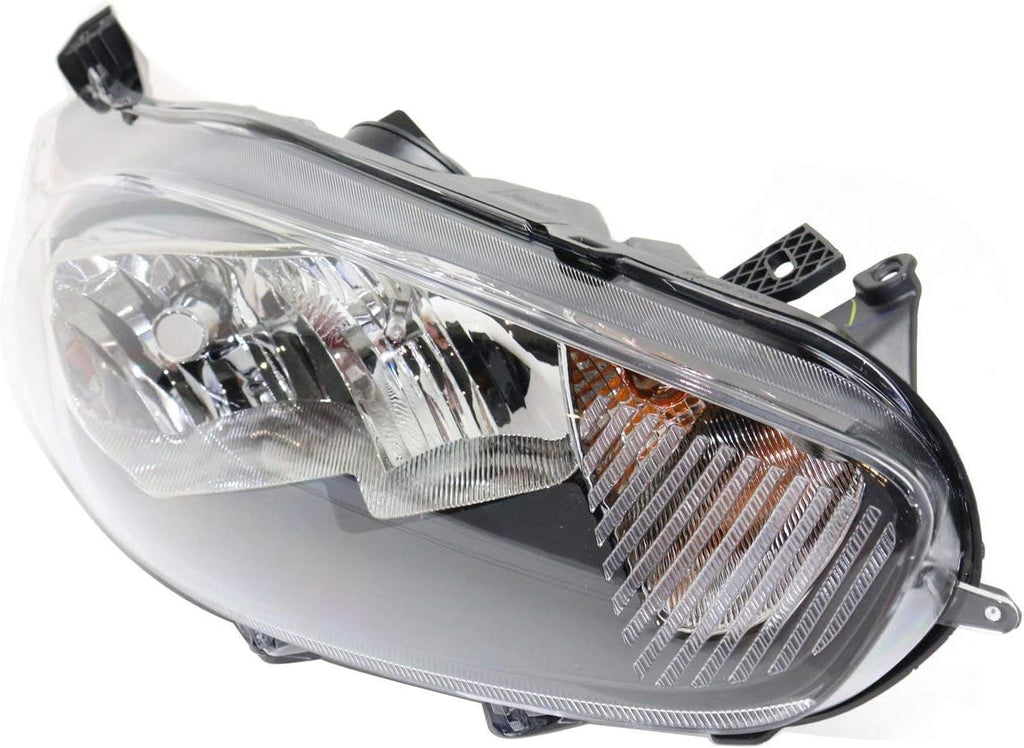Headlight Set of 2 Clear Lens Halogen Composite with bulbs J2569