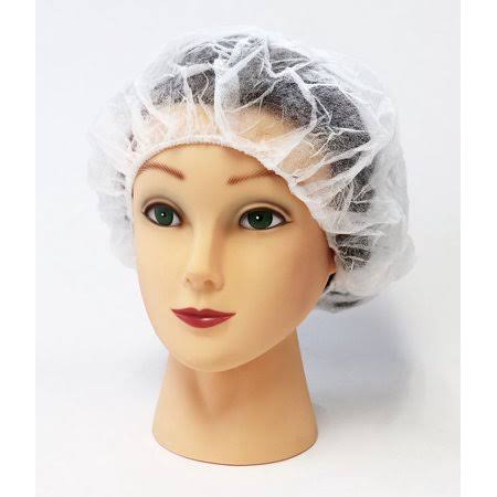 White Disposable Hair Bouffant Cap, 10000 Pack K896120