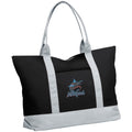 Black Miami Marlins Cooler Tote U768