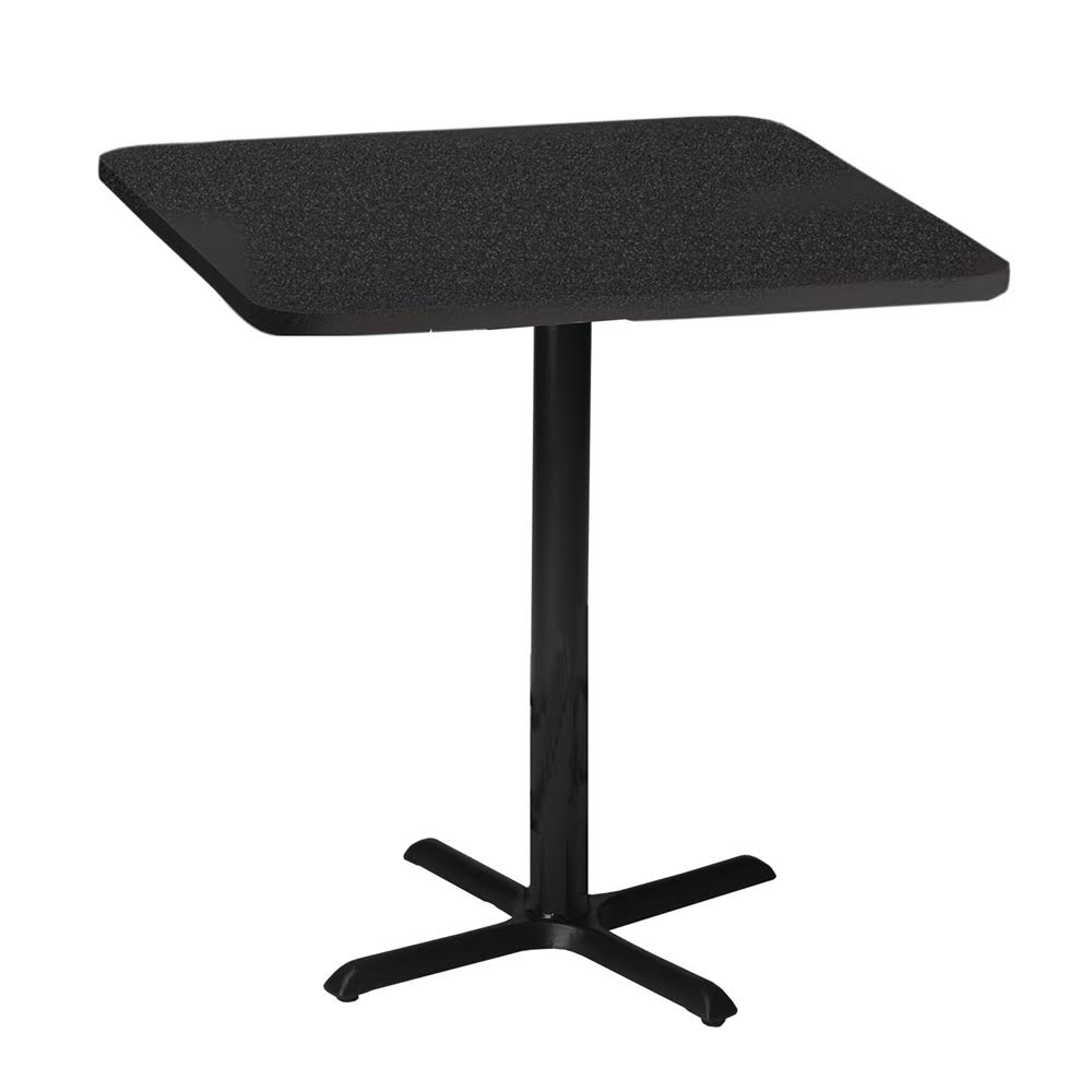 Black Base Square Bar Height Table M409
