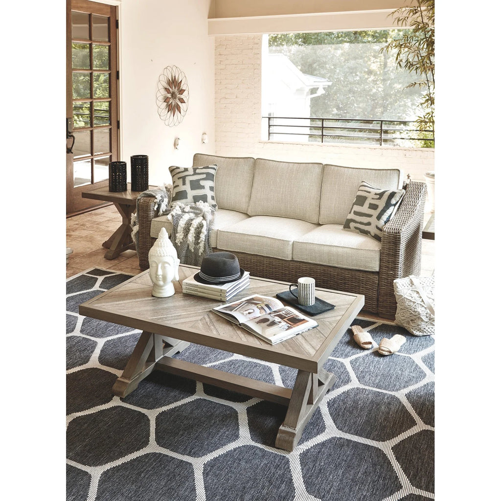 Beige Patio Sofa H465736