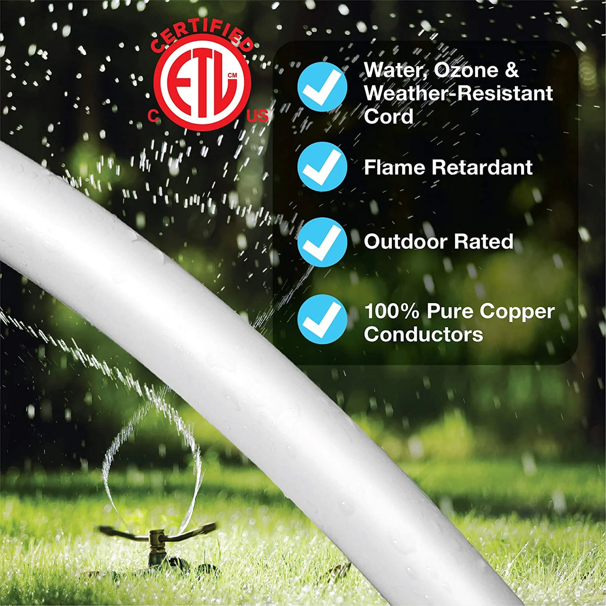 16/3 SJTW 35 ft Indoor/Outdoor Extension Cord P741