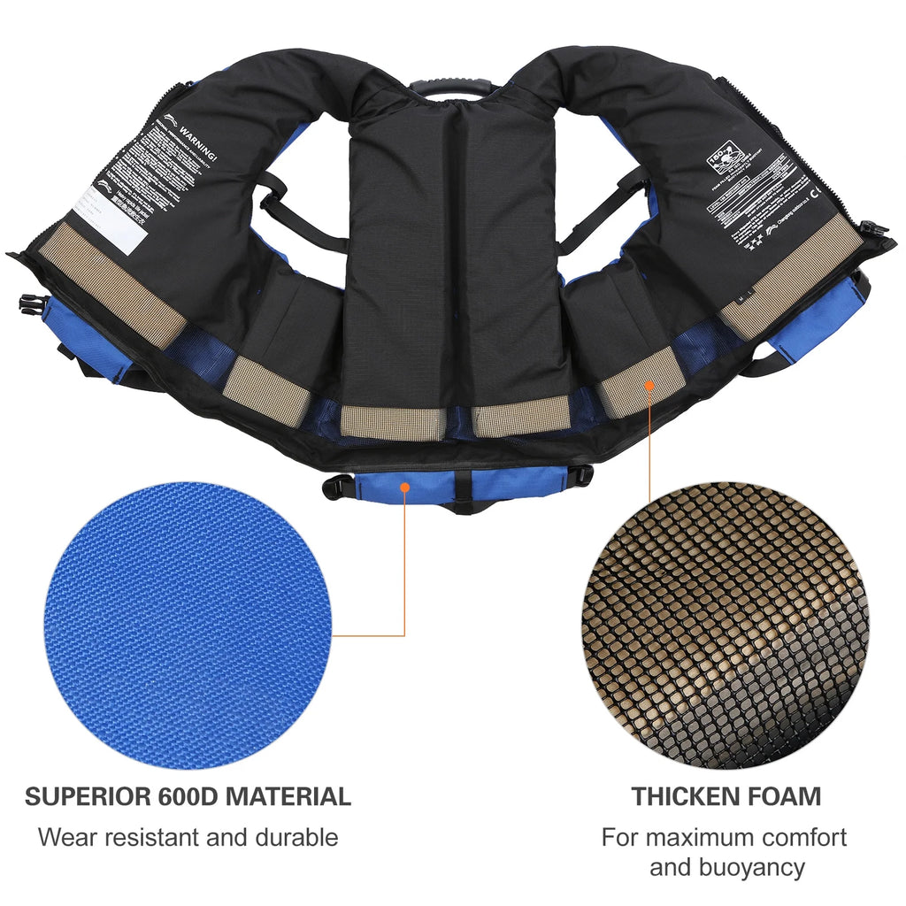 Adult Safety Float Suit for Water Sports Survival Jacket R417915
