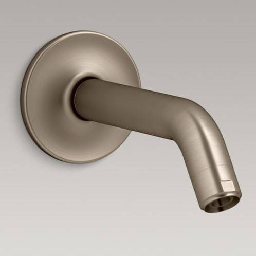 Vibrant Brushed Bronze Shower Arm and Flange G371