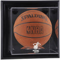 Black Framed Wall-Mounted Basketball Display Case I13854