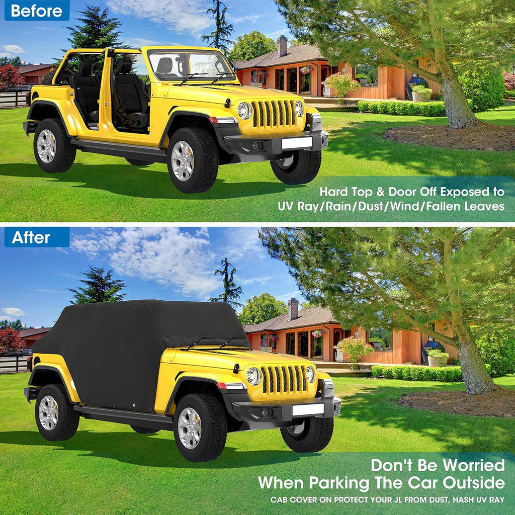 Water-Resistant 4 Door Auto Cover for Wrangler JL Unlimited Z59188