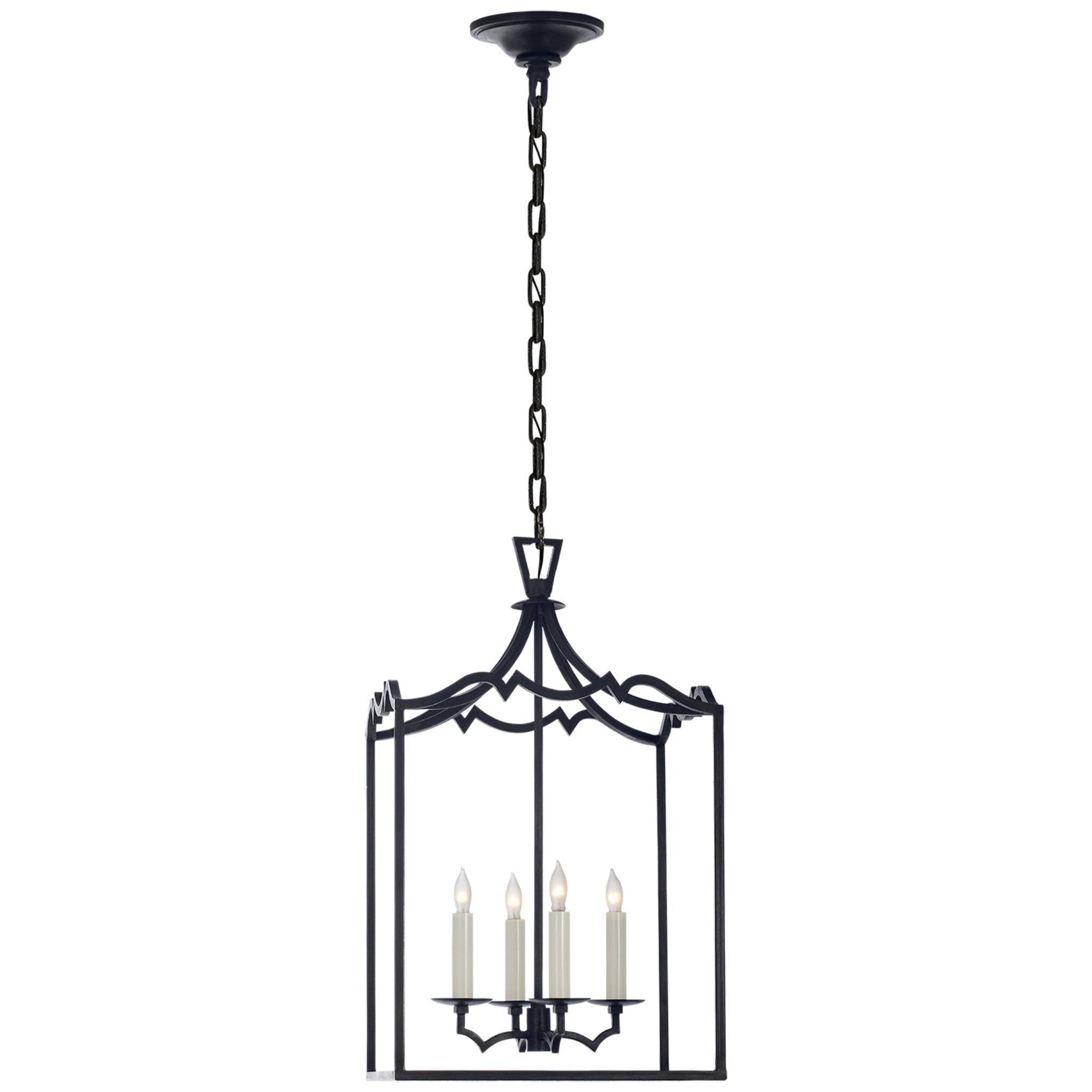 Aged Iron Fancy Lantern L24785