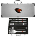 8 PC Stainless Steel BBQ Set with Metal Case M621