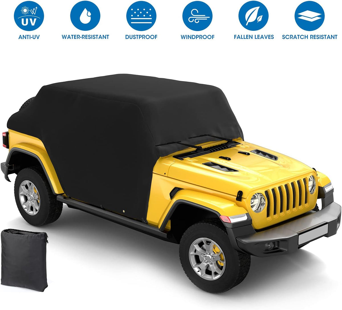 Water-Resistant 4 Door Auto Cover for Wrangler JL Unlimited Z59188