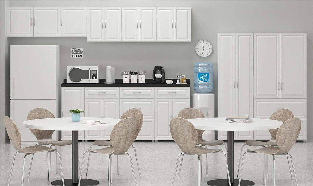 White Stipple Wall Cabinet Y18710
