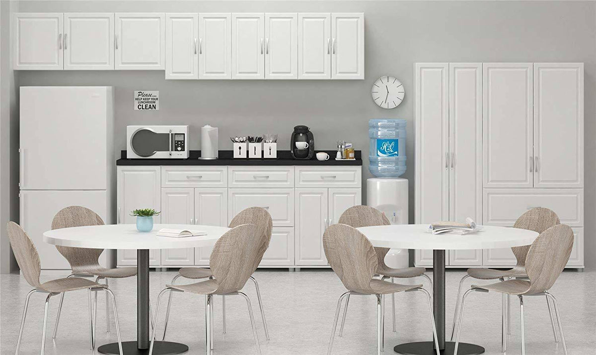 White Stipple Wall Cabinet Y18710