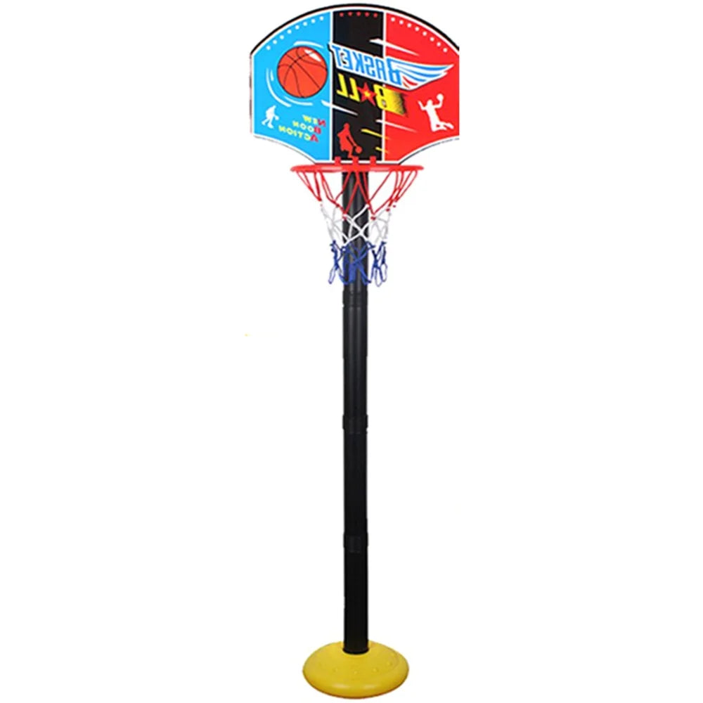 Kids Mini Basketball Stand Set Hoop Backboard Game Toy E71136