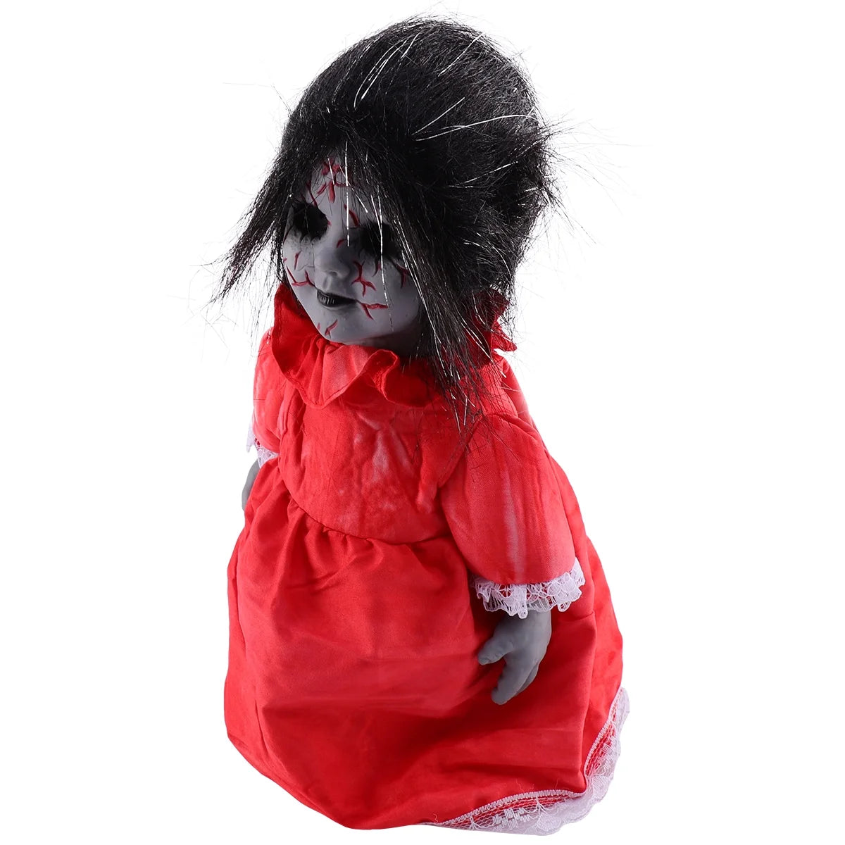 Halloween Voice-activated Induction Glowing Walking Doll P6797