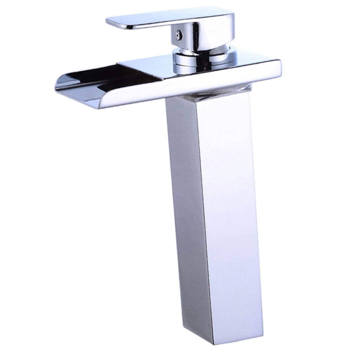 Chrome LED Waterfall Bathroom Sink Faucet A6919