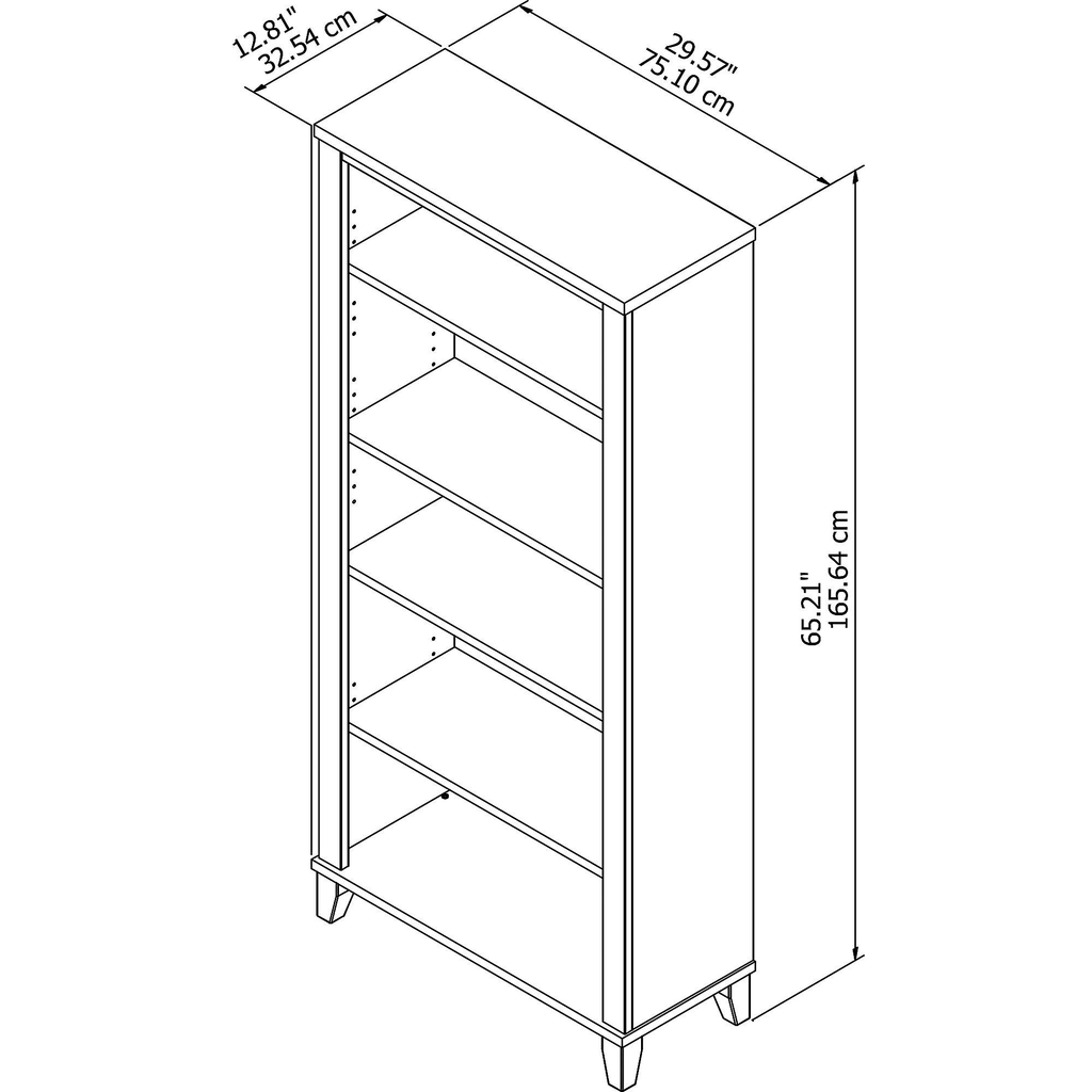 5-Shelf Bookcase Q25446