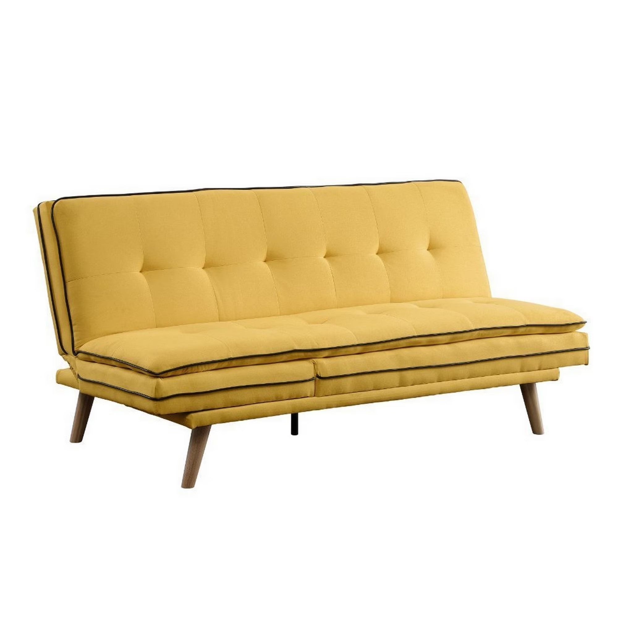 Adjustable Sofa with Tufted Seat and Angled Legs H664