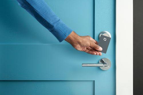 Satin Chrome Bluetooth Smart Lock V231