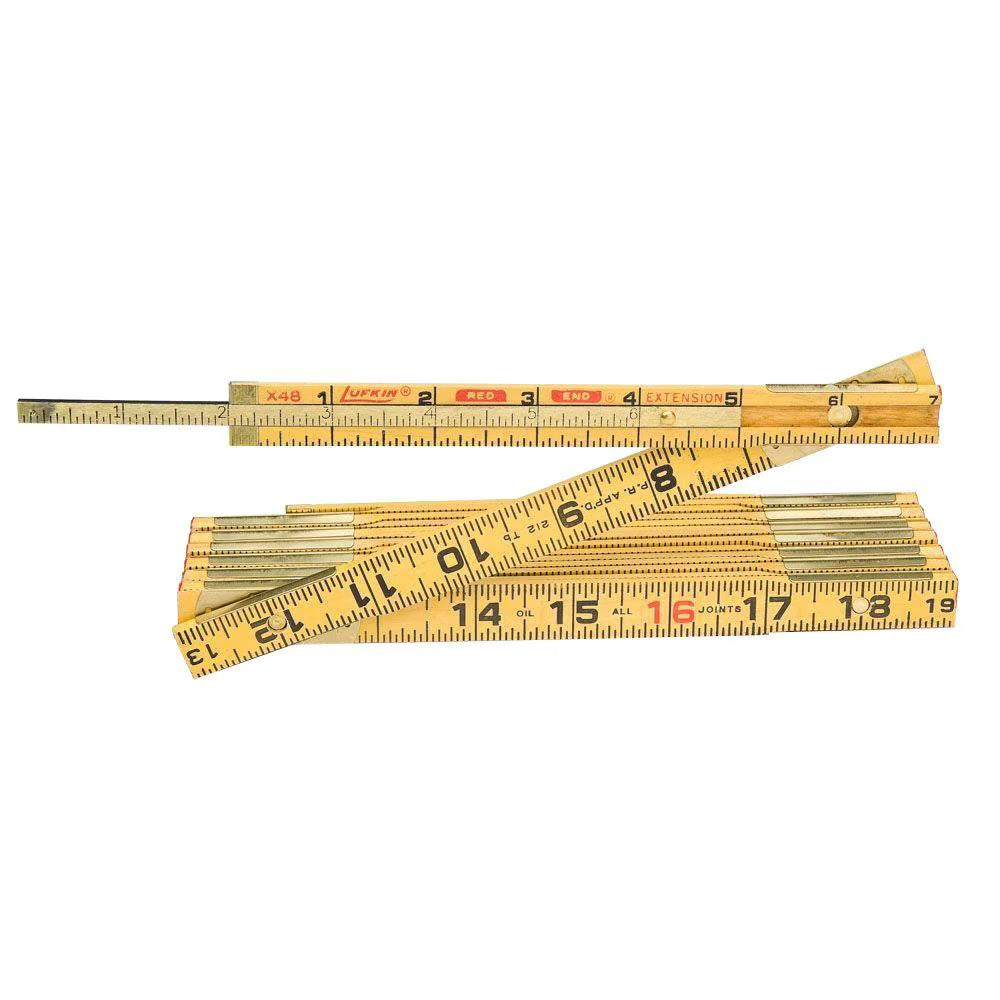 8-Foot by 5/8-Inch Wood Rule with Slide Rule Extension U993