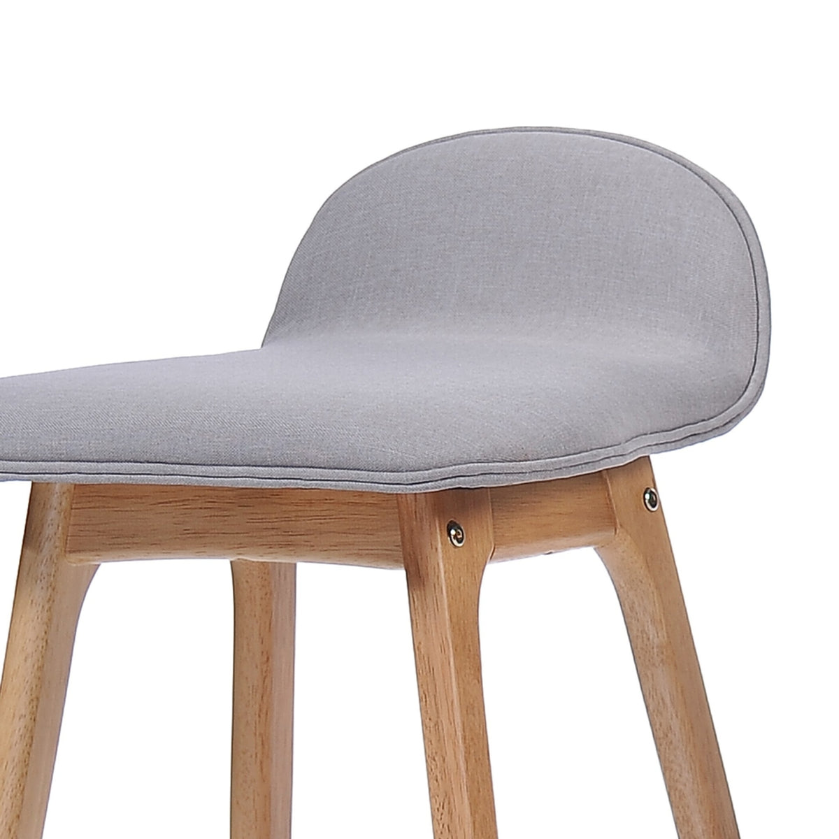 Mid-Century Modern Upholstered Barstools (Set of 2) P195877