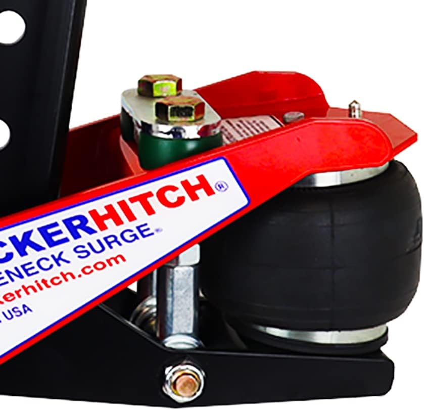 Gooseneck Air Hitch & Coupler, Round 4" Straight Pin 30K Coupler 9" Offset W1690
