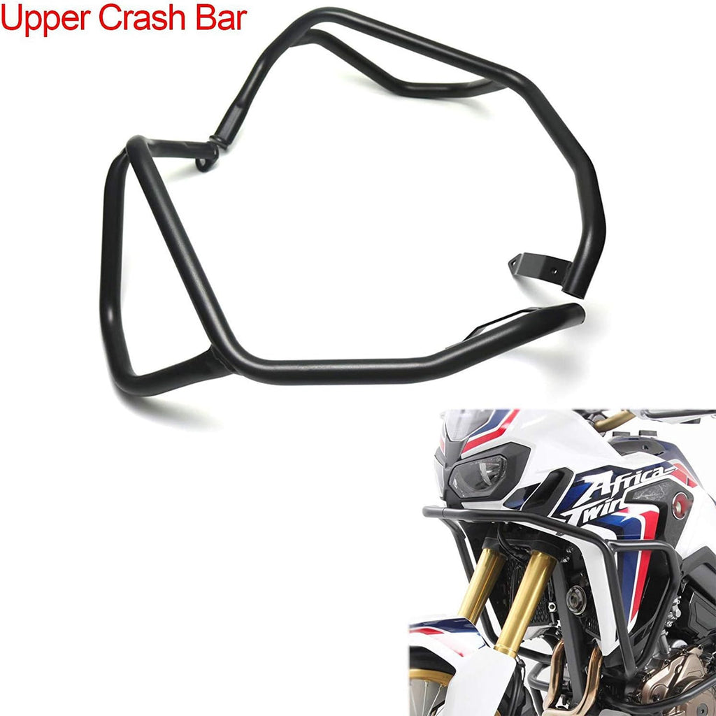 Black Upper and Lower Engine Guard Crash Bars for Honda CRF1000L Africa Twin N439