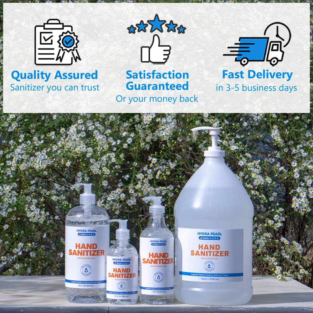 Hydra Pearl Hand Sanitizer Gel - 70% Alcohol - Unscented - 50 Gallon (189 L) With Drum Pump F349