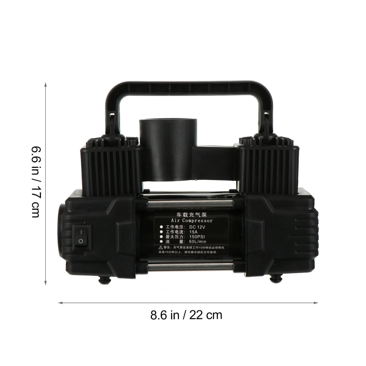 Portable Vehicle-mounted Tire Inflator Pump Y10962