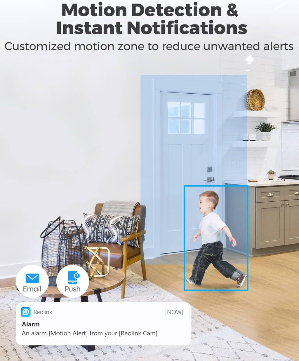 5MP Plug-in WiFi Security Camera with Pan Tilt Zoom, Pack of 2 E29177